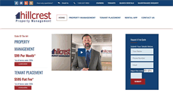 Desktop Screenshot of hillcrestpropertymanagementnky.com