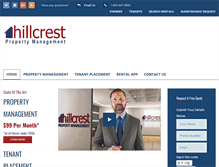 Tablet Screenshot of hillcrestpropertymanagementnky.com